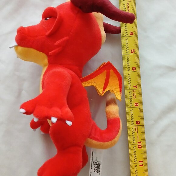 Stumble Guys Inferno Plush Dragon Red and Yellow 8" - Picture 12 of 14